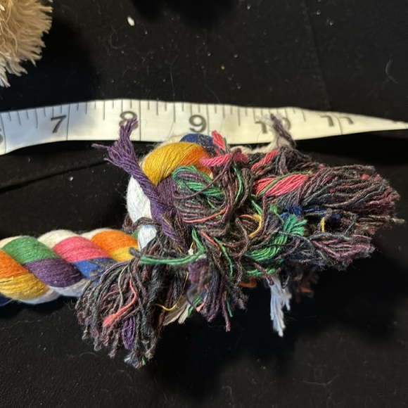 New 5 dog toys. For medium dog 3 rope 1 ready bear and 1 Hertz dura play toy - Picture 12 of 15